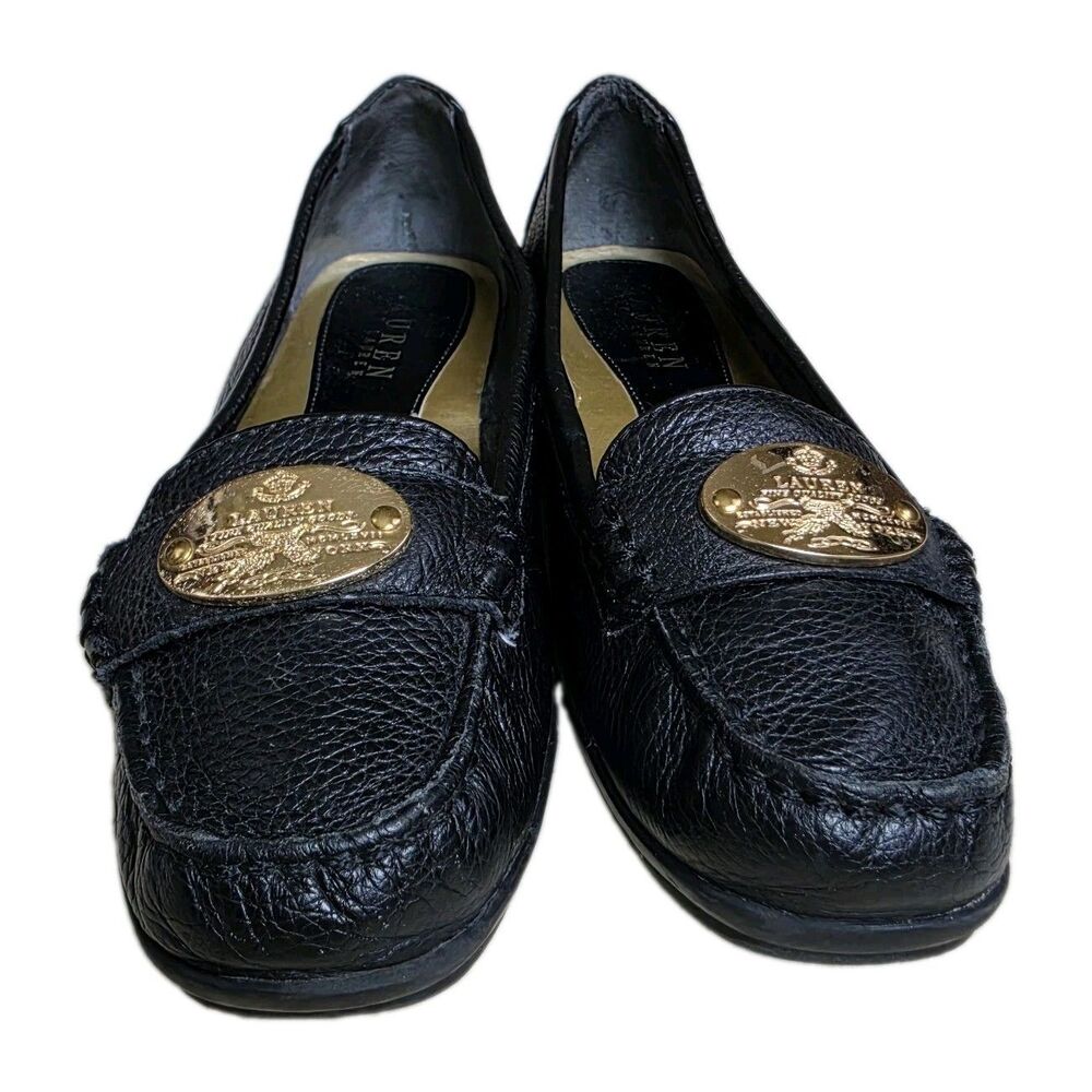 Lauren Ralph Lauren Black Label Leather Loafers Driving Shoes, Womens Size 6.5 M - Picture 6 of 12